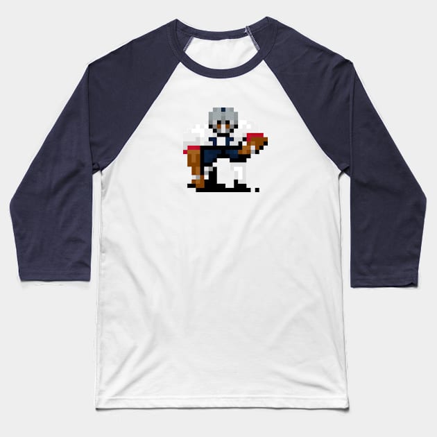 16-Bit Lineman - New England Baseball T-Shirt by The Pixel League